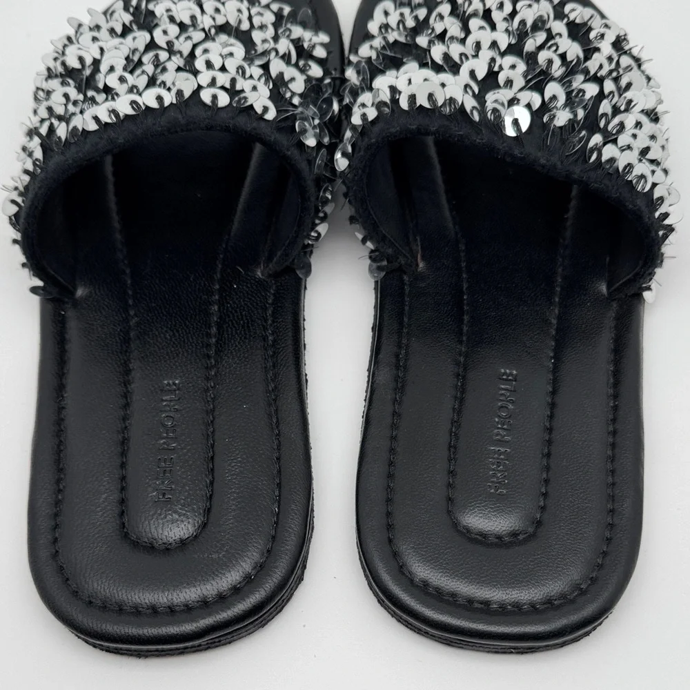 Free People Shipwreck Surf Slip on Embellished Slip-on Sandals Size 7.5 - NEW‎